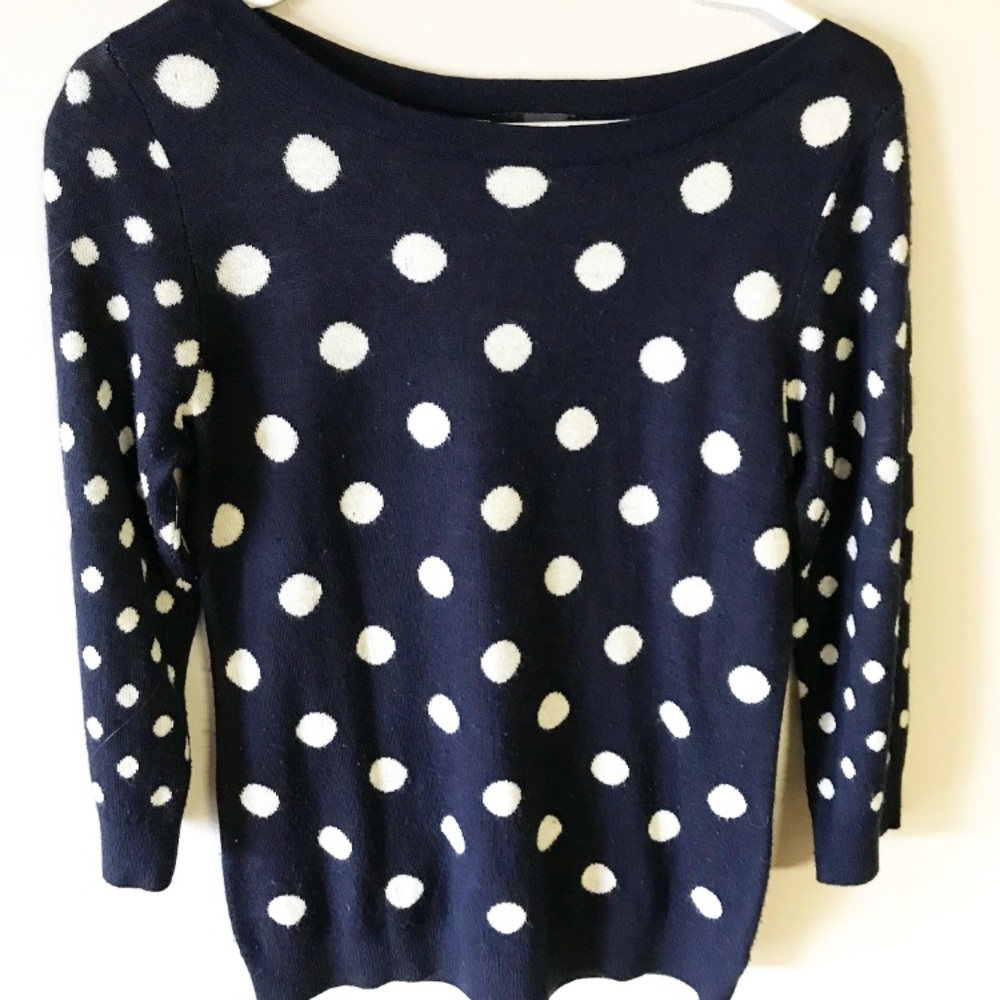 The Limited Polka Dot Sweater